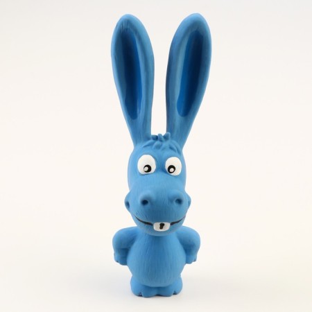 Brutus toy for dogs from latex "Donkey", 17 cm, blue-1