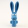 Brutus toy for dogs from latex "Donkey", 17 cm, blue