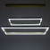 Lamp "Coruna" LED 320W 3000-6000K gold 80x40x15cm Bayerlux