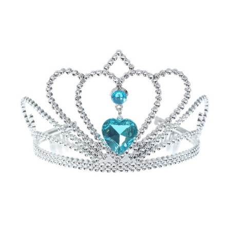 Crown "heart", with stones, MIX's colors