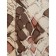 Texrepublic blanket, size 180x200 cm, brown color