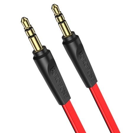 Audio Borofone BL6, Jack 3.5 mm (M) -Jack 3.5 mm (M), TPE braid, 2 m, red-1