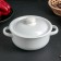 Pan, 1.5 l, enameled cover, induction, white color