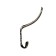 Hook furniture tundra TKT005, three -rod, bronze