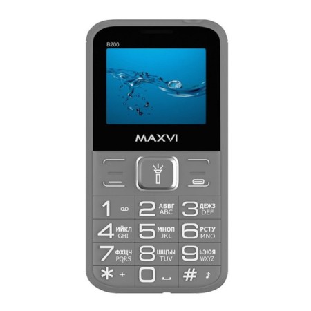 Cell phone Maxvi B200 Gray