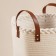 Belly basket wicker -round SL Home Cotton, cotton, 35 × 40 cm