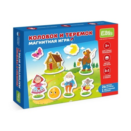Magnetic game "Teremok and Kolobok"-2