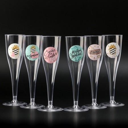A set of glasses for champagne “Tropics”, 150 ml, 6 pcs-2