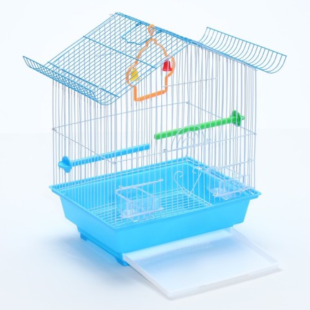 Poultry cell equipped BD-1/1D, 30 x 23 x 39 cm, blue-4