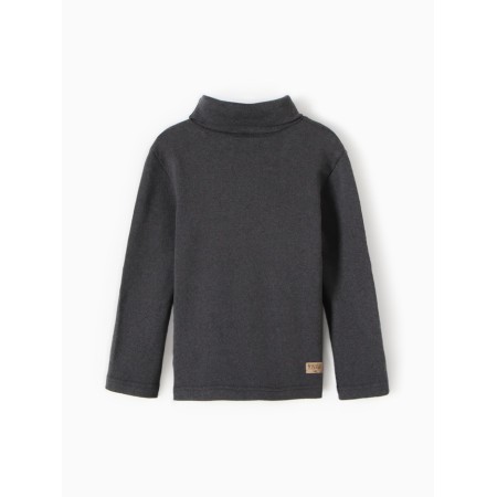 Baby Minaku turtleneck, graphite color, height 110 cm