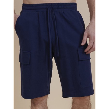 Male shorts, size xxl, dark blue color