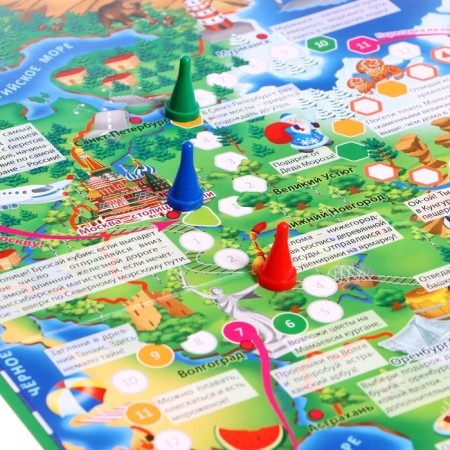 Board game "Traveling in Russia"-5