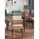 Czech for the chair "Universe of Zigzagov", decorative, velor
