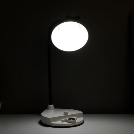Parasol table lamp LED, from USB/AKB 6 W, Sensor 3000-6000 white 14x10x37 cm Risalux 1006342-1
