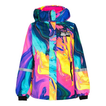 Winter jacket made of membrane fabric for a girl, height 128 cm