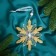 Christmas tree decoration "Snowflakes Righty shine" 14x14 cm, mix, transparent-gold