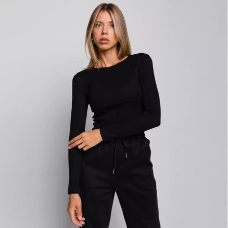 Women's longing, black color, size 42-44-1