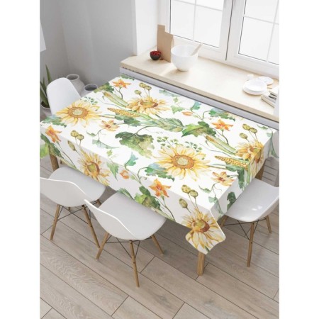 Tables on the table "corn and sunflowers", rectangular, oxford, size 120x145 cm