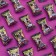 Caramel Lollice with a chewing gum zombie, sour filling paint tongue, 5 g