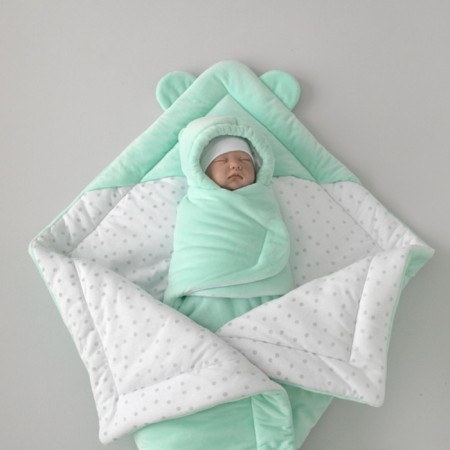 Set for discharge Winter Kinderlitto "Bear", 5 items, height 56-62 cm, mint color-2