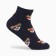 Women's socks "Corgi with glasses", blue color, size 38-40