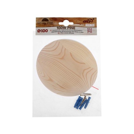 ANEMOSTATE ERA 10DW Pine, D = 100 mm, for a bath and sauna, without spacer legs, pine color-4