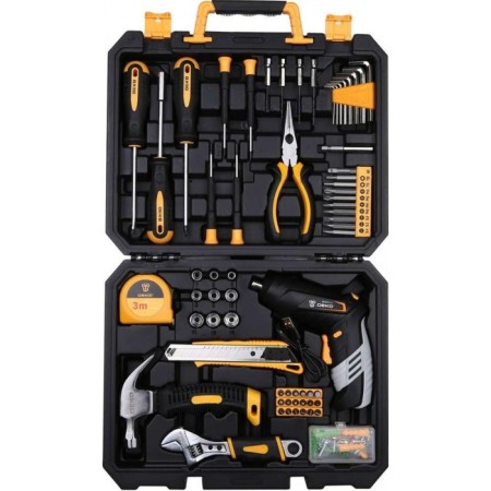 DKO DKS4FU-LI, 4 V, 1.3 Ach, case + set of tools 112 pcs.-1