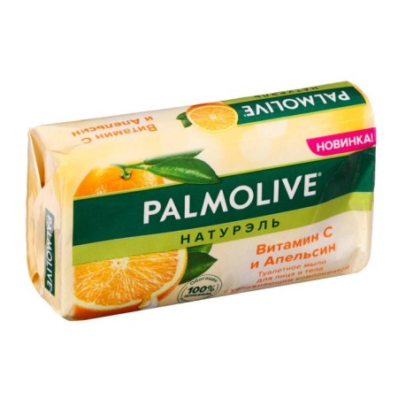 Palmolive toilet soap "Naturel", with vitamin C and orange, 150 g