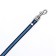 Kapronic leash, 1.6 m x 1 cm, black-blue