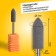 Silicone cutter for polishing, medium, 5 × 16 mm, in a plastic case, black color