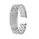 Solomon watch strap, 18 mm, metal, L-18 cm, silver