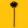 Spider skewers, in a set of 12 pieces, black color