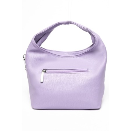 Gobo bag female, eco -leather, safenta purple, 32x13x21 cm-2
