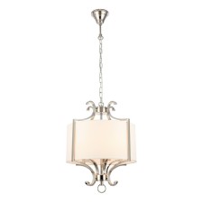 Люстра подвесная St Luce. SL1754.103.05. Diolla. 5х40 Вт, E14, 45х45х53 см, цвет никель