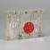 Decoration Christmas tree "bottle" (set 6 pcs) 11x3 cm, transparent gold