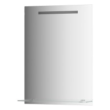 EvoForm mirror, with a shelf, built-in LED light, 3.5 watts, 55 cm, 55x75 cm