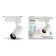 Lamp track Gauss cylinder, 1x6W LED, 4000K, 600LM, white color