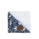 Plaid "Grow together", size 96x87 cm, blue, white color