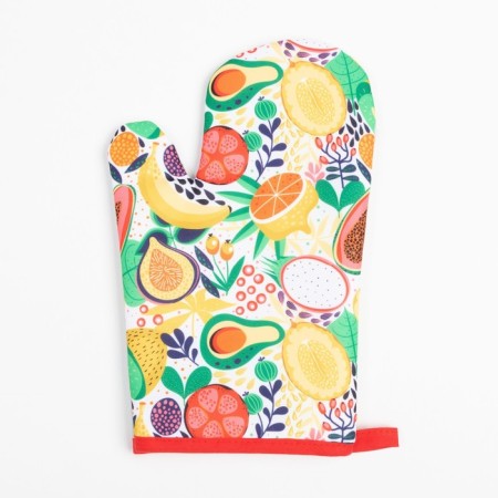 Варежка Доляна "Фрукты" 26*16 см, 100% п/э-1