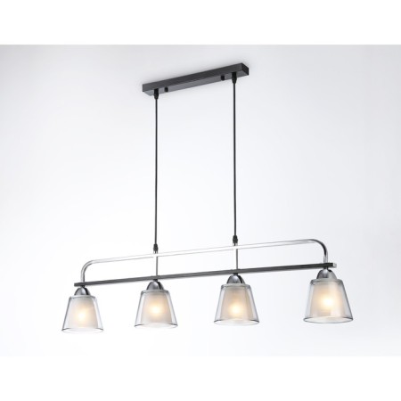 Suspended Ambrella Light, Modern, TR303244, 4HE27, black color, chrome-1