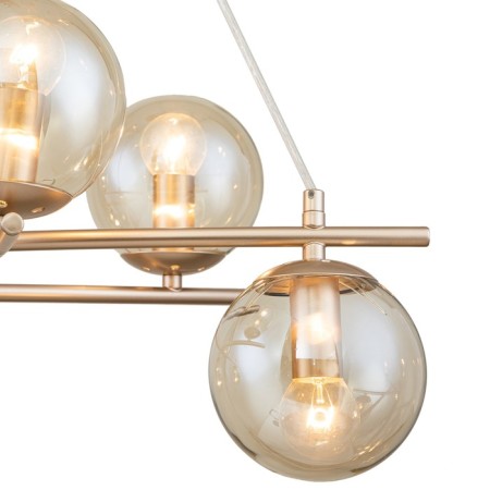 Suspended lamp 6x40W E14, size 68x37x98 cm-3