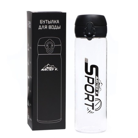 Water bottle, 550 ml, "Master K", 22 x 6 cm