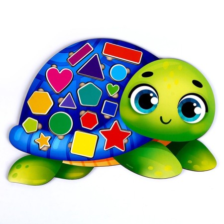 Developing toy "Learning forms and colors with a turtle"-1