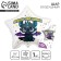 Foil ball 18 "Bright holiday" in the form of a star, with a substrate