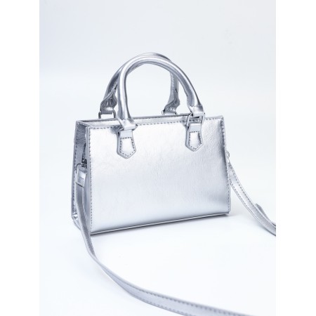 Women's bag, 20*8*14, lightning departure, belt lengths, silver-4