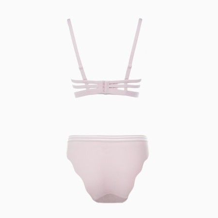 Female set (top/panties), powder color, size 75V-12