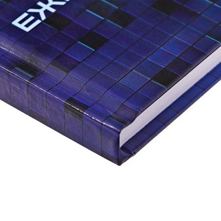 Diaumer of a non -span A5, 128 sheets "skyscrapers", solid cover, glossy lamination-2