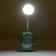 Dinosaur's backlight hours for children, curly, smooth move, on batteries 2aa