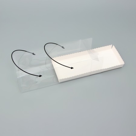 Box for rolls with handles, white 27.5 x 11 x 10 cm-3