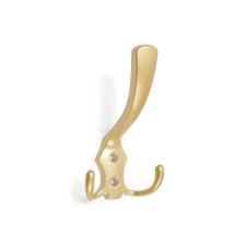 Hook furniture tundra TKT004, three -rod, matte gold